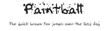 Paintball by RetroPunkRock — Script Handwritten Font — thumbnail 1