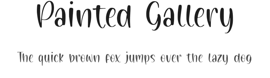 Painted Gallery by Balpirick Studio — Script Handwritten Font
