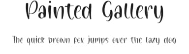 Painted Gallery by Balpirick Studio — Script Handwritten Font — thumbnail 1