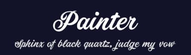 Painter by Måns Grebäck — Script Handwritten Font — thumbnail 2