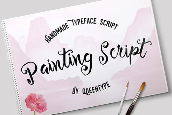 Painting Script Font by QueenType — Script Handwritten Font