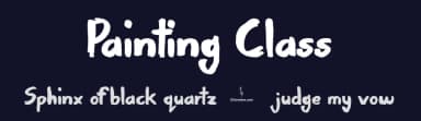 Painting Class by JSH creates — Script Handwritten Font — thumbnail 2