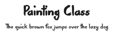 Painting Class by JSH creates — Script Handwritten Font — thumbnail 1