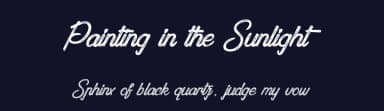 Painting in the Sunlight by Cat.B — Script Handwritten Font — thumbnail 2