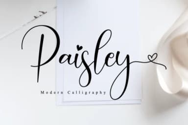 Paisley Script Font by NissaStudio — Script Handwritten Font — thumbnail 1
