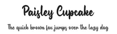 Paisley Cupcake by Blankids — Script Handwritten Font — thumbnail 1