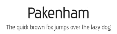 Pakenham by Typodermic Fonts — Sans Serif Font — thumbnail 1