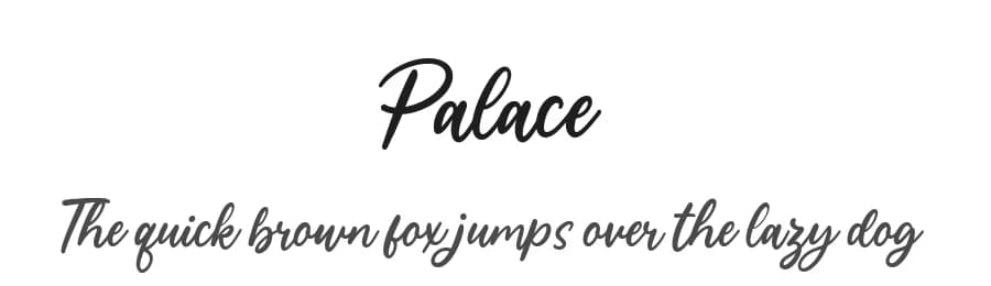 Palace by Balpirick Studio — Script Handwritten Font