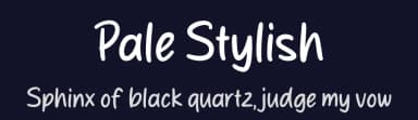 Pale Stylish by MJType — Script Handwritten Font — thumbnail 2