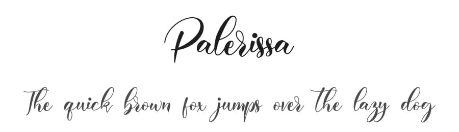 Palerissa by NanaNissa — Script Handwritten Font