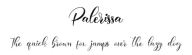 Palerissa by NanaNissa — Script Handwritten Font — thumbnail 1