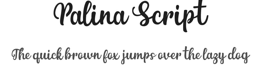Palina Script by Faras  Dina — Script Handwritten Font