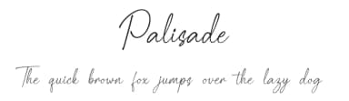 Palisade by Aveni Letter Type — Script Handwritten Font — thumbnail 1