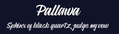 Pallawa by Muhammad Zulkifly Suradin — Script Handwritten Font — thumbnail 2