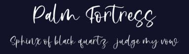 Palm Fortress by Achmad Yani — Script Handwritten Font — thumbnail 2