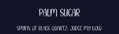 Palm Sugar by Scratchones — Script Handwritten Font — thumbnail 2