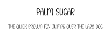 Palm Sugar by Scratchones — Script Handwritten Font — thumbnail 1