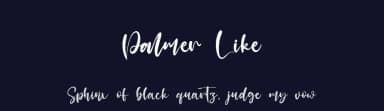 Palmer Like by Kong Font — Script Handwritten Font — thumbnail 2