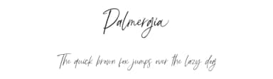 Palmergia by Ditatype — Script Handwritten Font — thumbnail 1