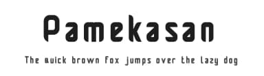 Pamekasan by Mukhlis Risani — Sans Serif Font — thumbnail 1