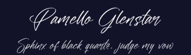 Pamello Glenstar by Letterena Studios — Script Handwritten Font — thumbnail 2