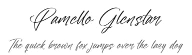 Pamello Glenstar by Letterena Studios — Script Handwritten Font — thumbnail 1