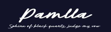 Pamlla by Hishand Studio — Script Handwritten Font — thumbnail 2