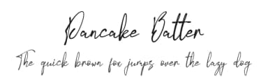 Pancake Batter by Edric Studio — Script Handwritten Font — thumbnail 1