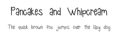 Pancakes and Whipcream by Limitless Company — Script Handwritten Font — thumbnail 1