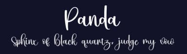 Panda by Scratchones — Script Handwritten Font — thumbnail 2