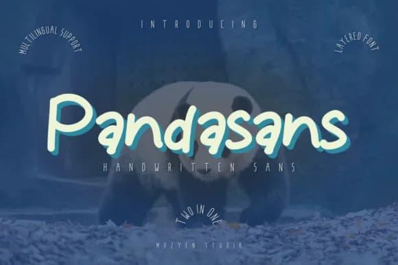 Pandasans Font by Mozyen Studio — Script Handwritten Font