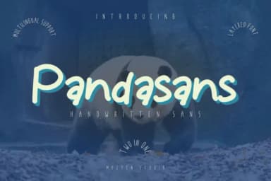 Pandasans Font by Mozyen Studio — Script Handwritten Font — thumbnail 1