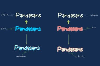 Pandasans Font by Mozyen Studio — Script Handwritten Font — thumbnail 4