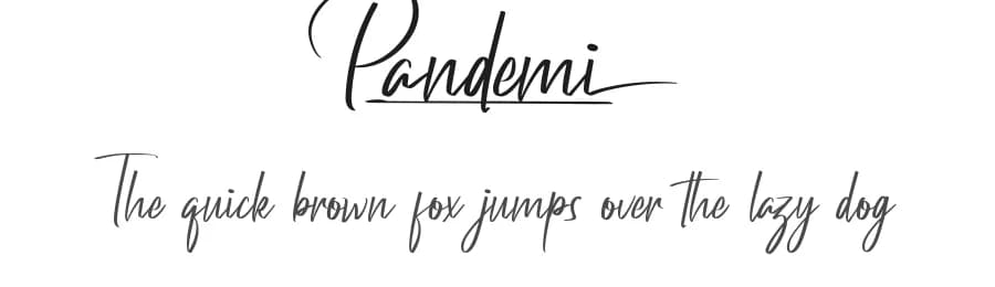 Pandemi by NihStudio — Script Handwritten Font
