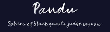 Pandu by Mr Letters — Script Handwritten Font — thumbnail 2