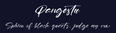 Pangestu by StringLabs Creative Studio — Script Handwritten Font — thumbnail 2
