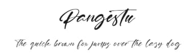 Pangestu by StringLabs Creative Studio — Script Handwritten Font — thumbnail 1