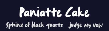 Paniatte Cake by Tera Asset Garage — Script Handwritten Font — thumbnail 2