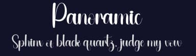 Panoramic by Andi Moz — Script Handwritten Font — thumbnail 2