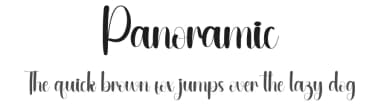 Panoramic by Andi Moz — Script Handwritten Font — thumbnail 1