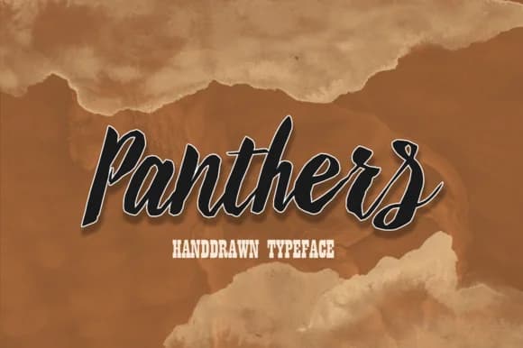 Panthers Font by Alqawoms — Script Handwritten Font