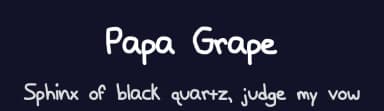 Papa Grape by Jayde Garrow — Script Handwritten Font — thumbnail 2