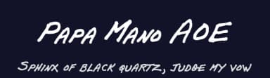Papa Mano AOE by Astigmatic One Eye Typographic Institute — Script Handwritten Font — thumbnail 2