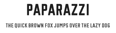 Paparazzi by Vladimir Nikolic — Sans Serif Font — thumbnail 1