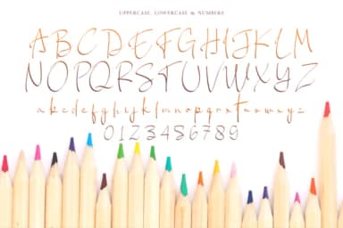 Paper Sign Font by arukidz.fl — Script Handwritten Font — thumbnail 2