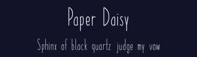 Paper Daisy by maja.mint — Script Handwritten Font — thumbnail 2