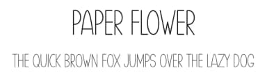 Paper Flower by Etik Fatimah — Script Handwritten Font — thumbnail 1