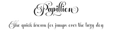 Papillion by Måns Grebäck — Script Handwritten Font — thumbnail 1