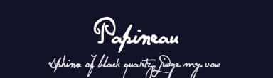 Papineau by Cloutierfontes — Script Handwritten Font — thumbnail 2