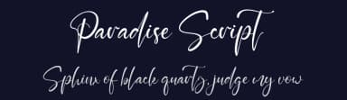 Paradise Script by Kong Font — Script Handwritten Font — thumbnail 2